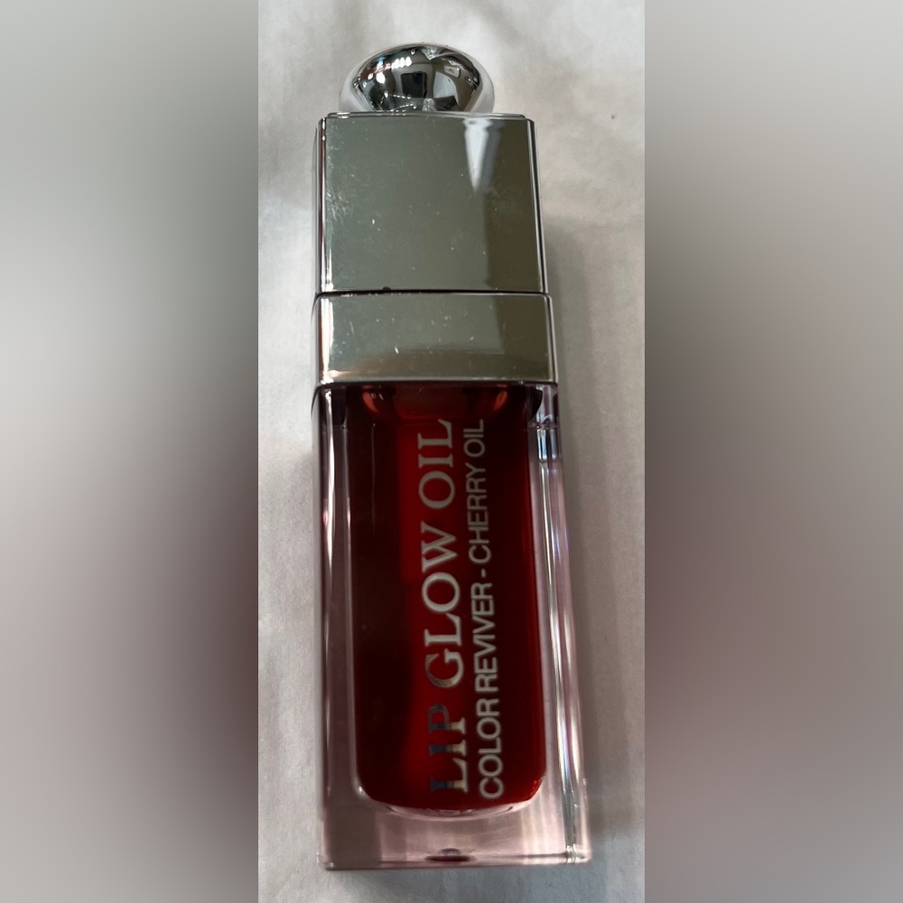 Dior Addict Lip Glow Oil Lip Reviver - Cherry Oil Bronzed Glow Full Size New - Picture 2 of 7